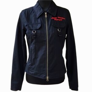 Harley-Davidson Motorcycles Crimson Heart Soft Shell Zip Jacket (S)